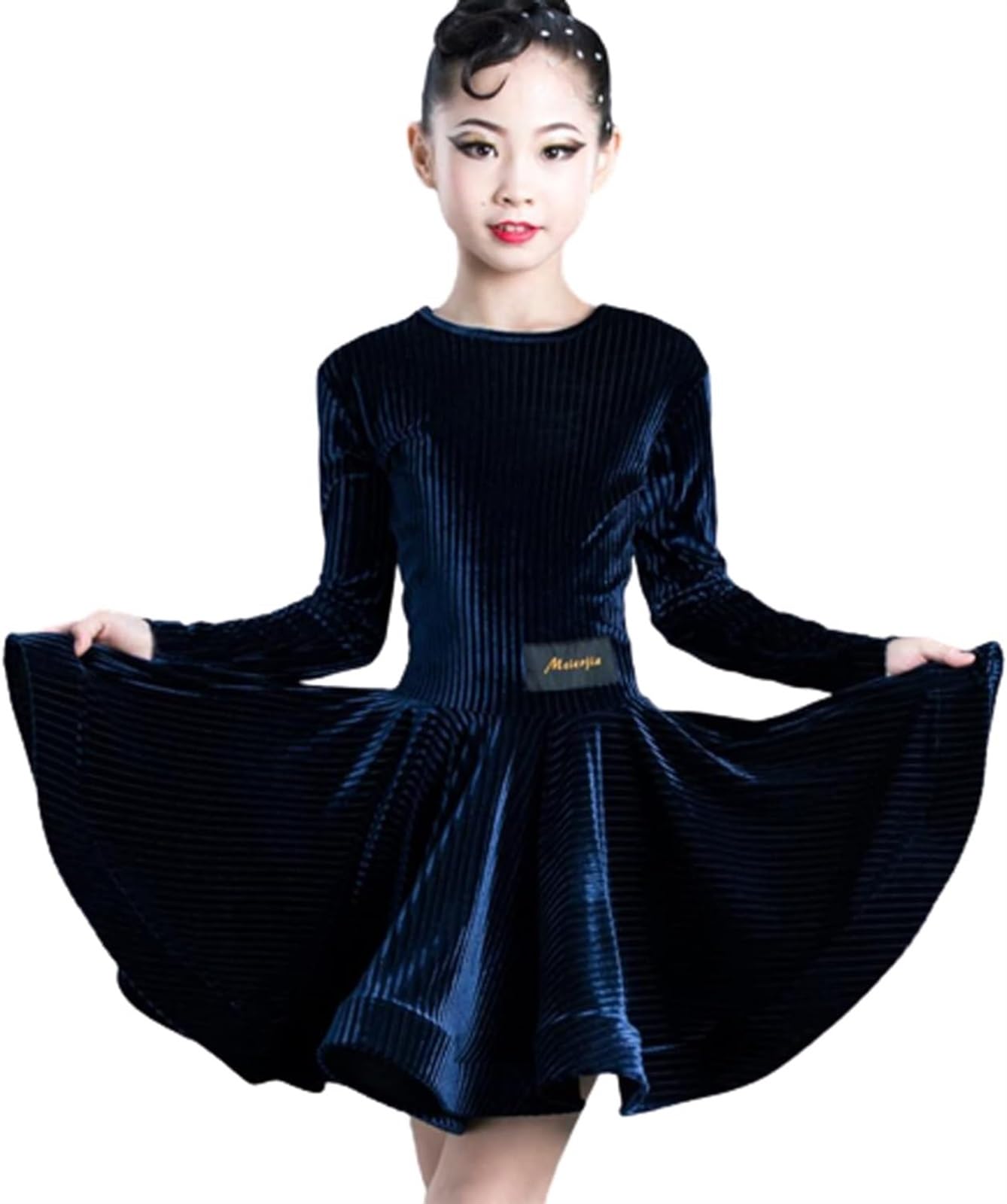 Robe de danse latine filles pour briller lors des fêtes