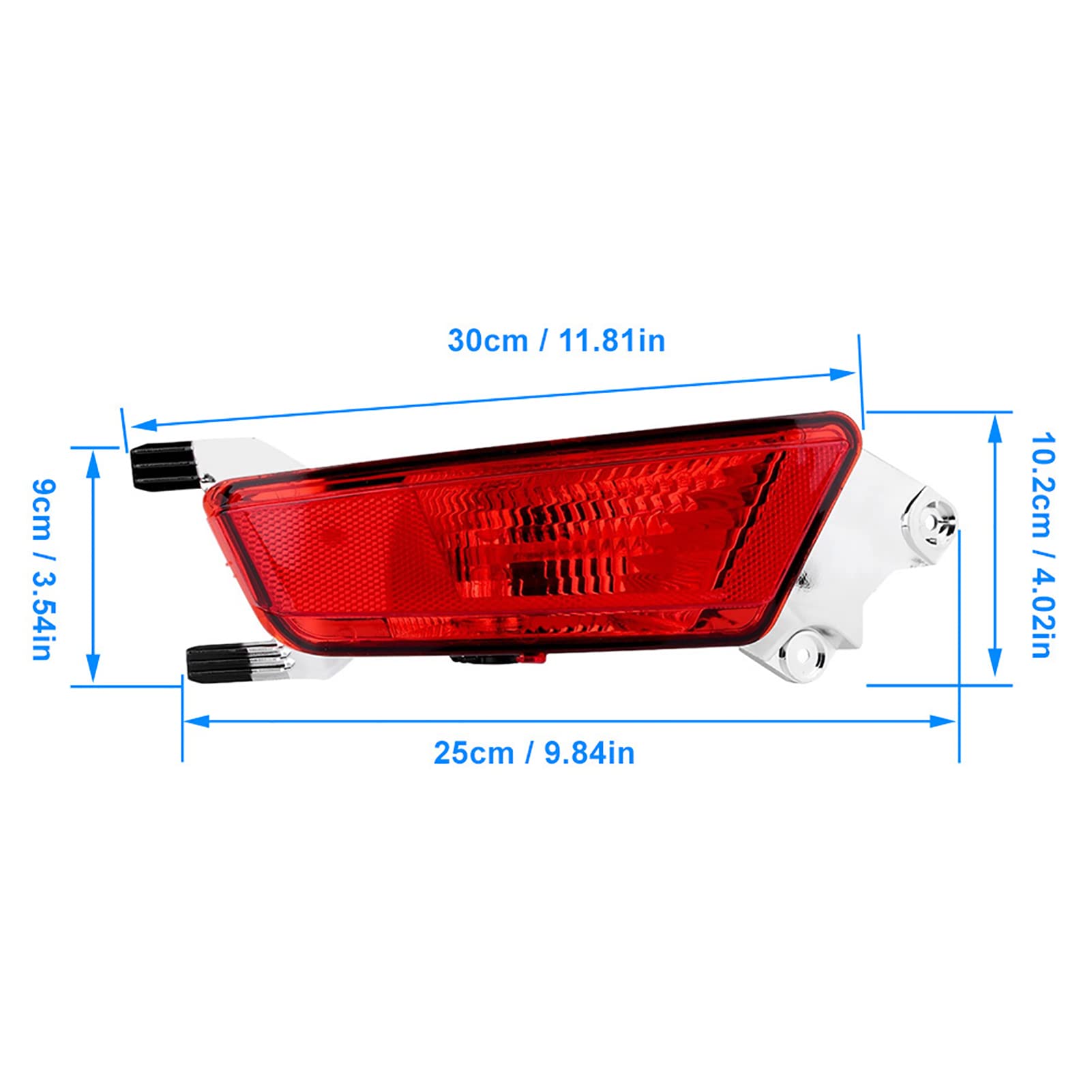 Luz Antiniebla Parachoques Luz Trasera Izquierda Con Base LR025149 Reemplazo De Lámpara Antiniebla Apto Para Range Rover/Evoque 11-19