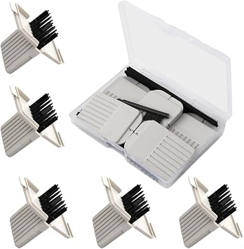 Hearing Aid Filter, Set of 5 40 Pcs Ear Wax Filter, Replacement Filter, Cleaning Brush and Cleaning Cloth - for Widex, Phonak, Resound etc