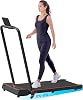 Folding Treadmill with 8% Incline, 3 In 1 Under Desk Walking Pad for Home and Office, 3 Adjustable Incline,1-12 KMH, Portable Treadmill with LED Display, Remote Control,Installation Free