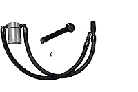 Vista 1 de J&L Oil Separator Co. Separador de aceite 3.0 compatible con 2012-2017 JK Wrangler lado del conductor (plateado)