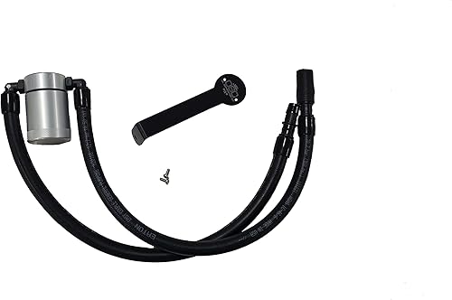 Miniatura 3 de J&L Separador de aceite Co. 3.0 Separador de aceite compatible con 2012-2017 3.6 JK Wrangler lado del conductor (negro)