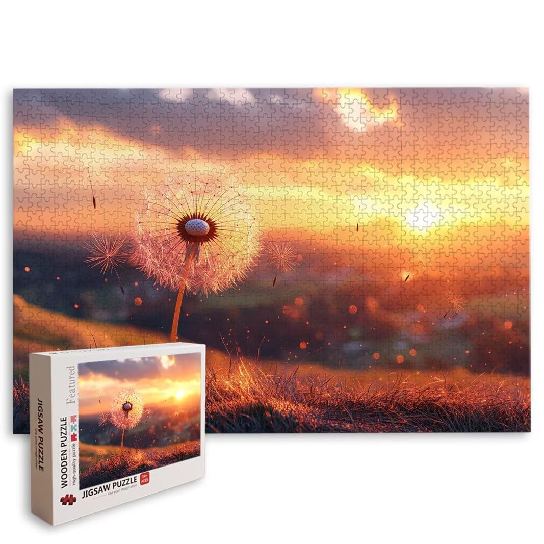 Puzzle Diente de León, Puzzle 2000 Piezas, Rompecabezas, Regalo Mujer -8178