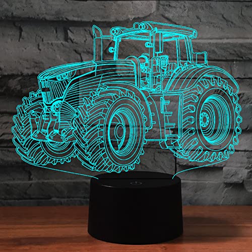 BIC Stifte Set: 2 Kugelschreiber, 1 Federmäppchen, 1 Fineliner, 2 Bleistifte, 1 Tintenroller & 3 Permanent Marker, Pink & Purple Set 6 PONLCY 3D Illusion Lampe Traktor führte Nachtlicht, Schlafzimmer Schreibtischlampe, 7 Farben Stimmungslichter, USB Led Tischlampe Licht, Geburtstag Geschenke für Kinder, Haus Dekoration