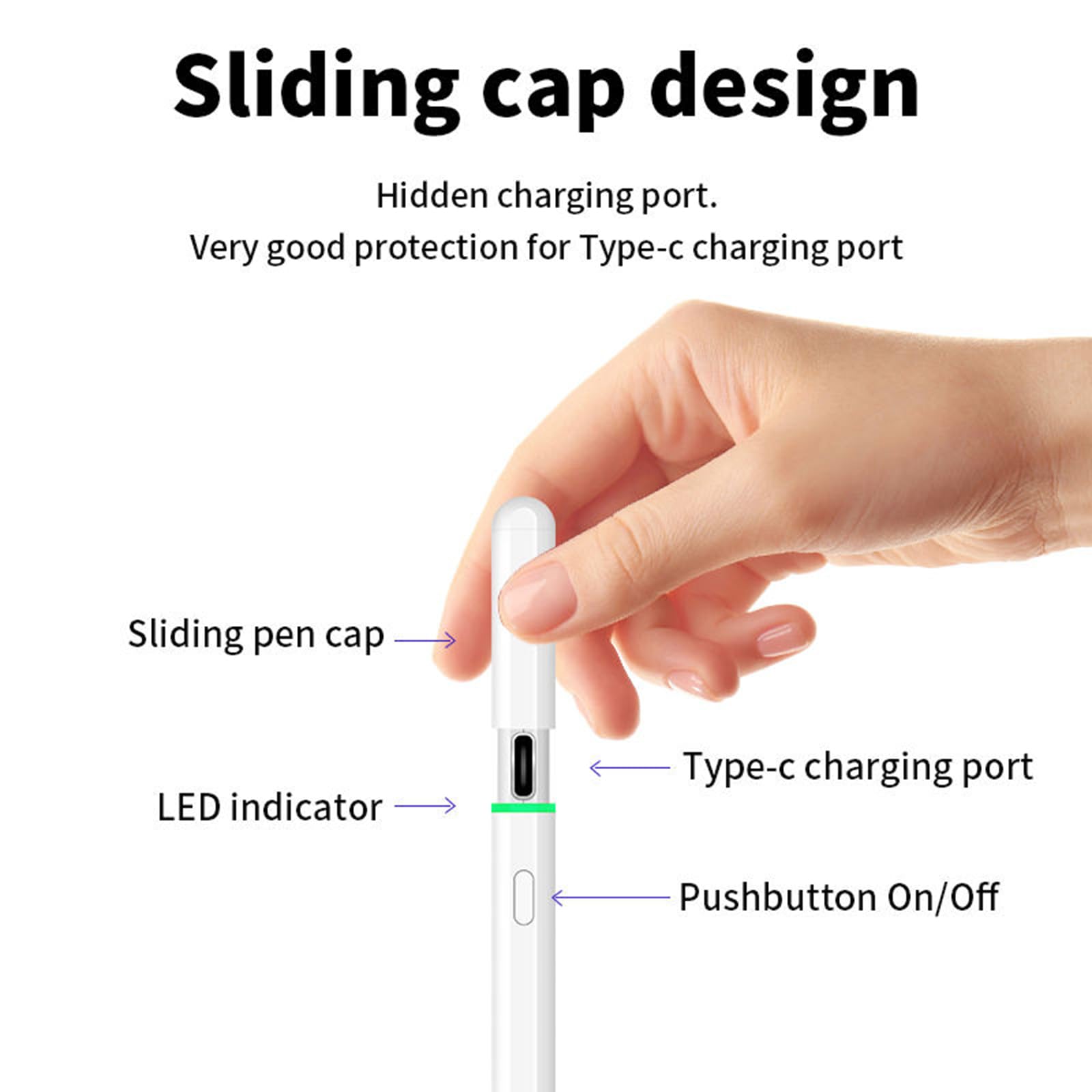 Amazon.in: Buy for Apple Pencil USB C Stylus Pen Fits for iPad 10