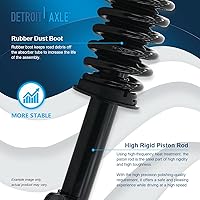 Vista 167 de Detroit Axle - Kit de suspensión delantera de 10 piezas para Chevy Aveo Aveo5 Pontiac G3 Wave 2 Ready Struts Assembly 2 Enlaces de barra