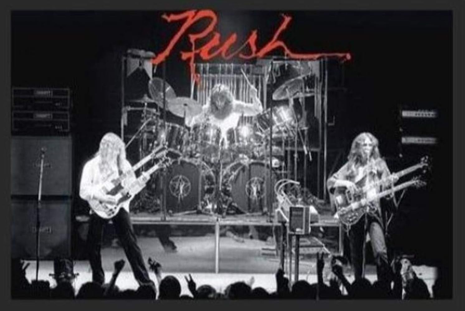 RUSH ライブコンサートポスター Amazon.co.jp: ラッシュ - 半球ライブオンステージ 36x24 ポスター音楽