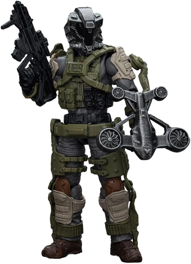 JOYTOY Action Figure 1/18 Hardcore Coldplay Army Builder Promotion Pack Figure 33 -Scout with Drone Military Collection Model Birthday Gifts