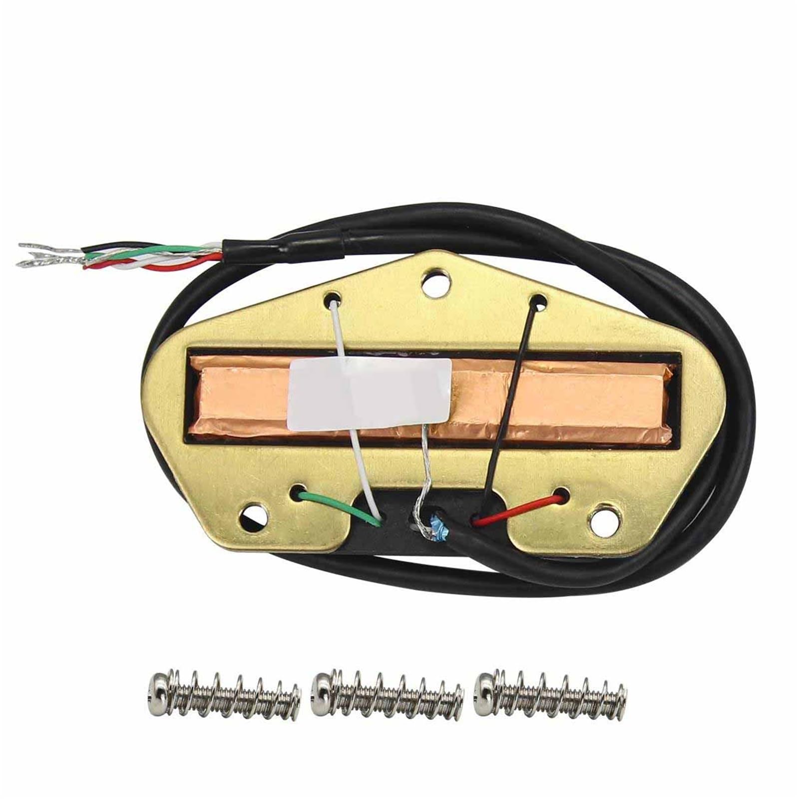 Pastilla De Guitarra Eléctrica Profesional Juego Negro De Pastilla Alnico 5 De Doble Riel | Pastillas de mástil de bobina única para puente, compatibles con piezas de guitarra