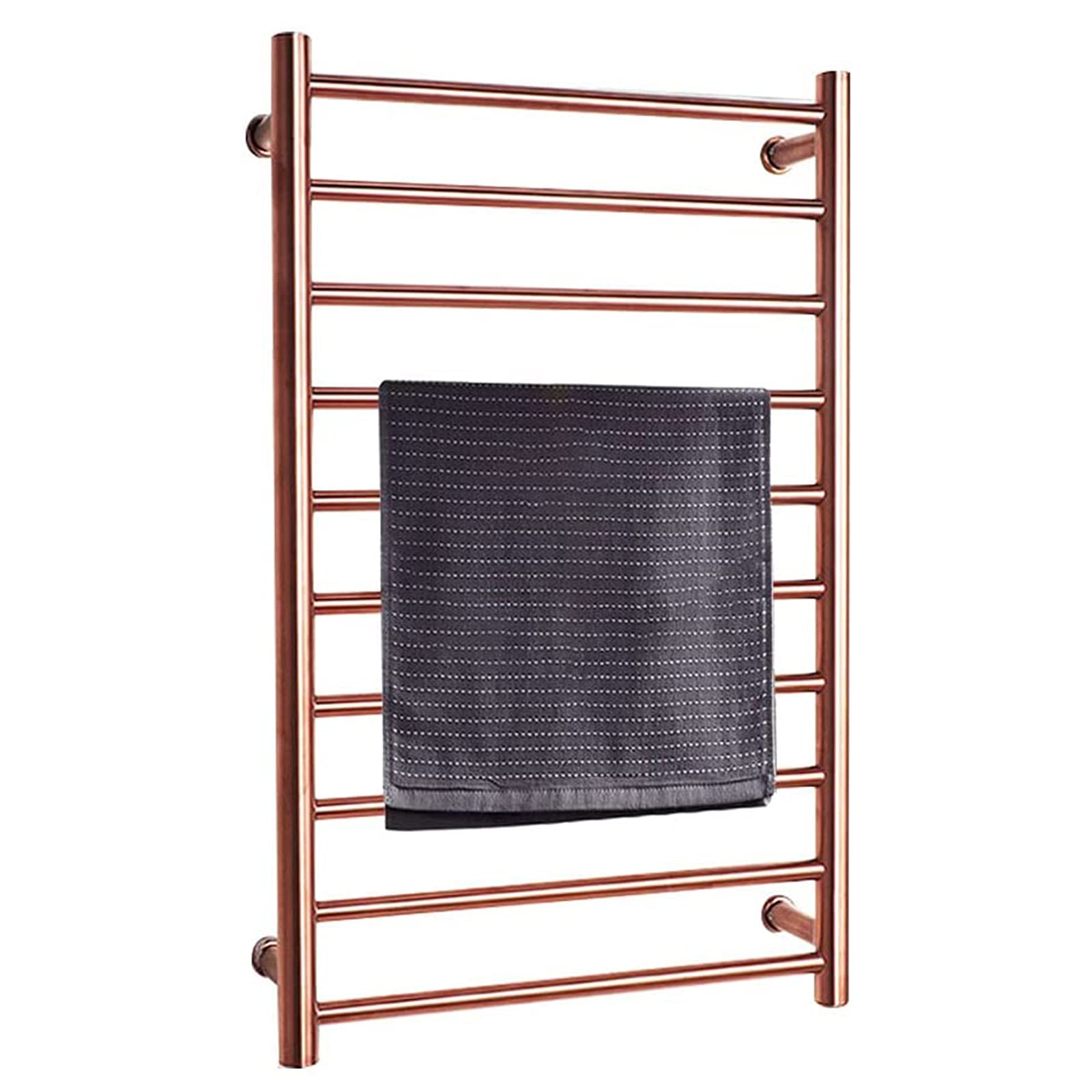 Sèche-serviettes électrique contre humidité salle de bain inox 88W