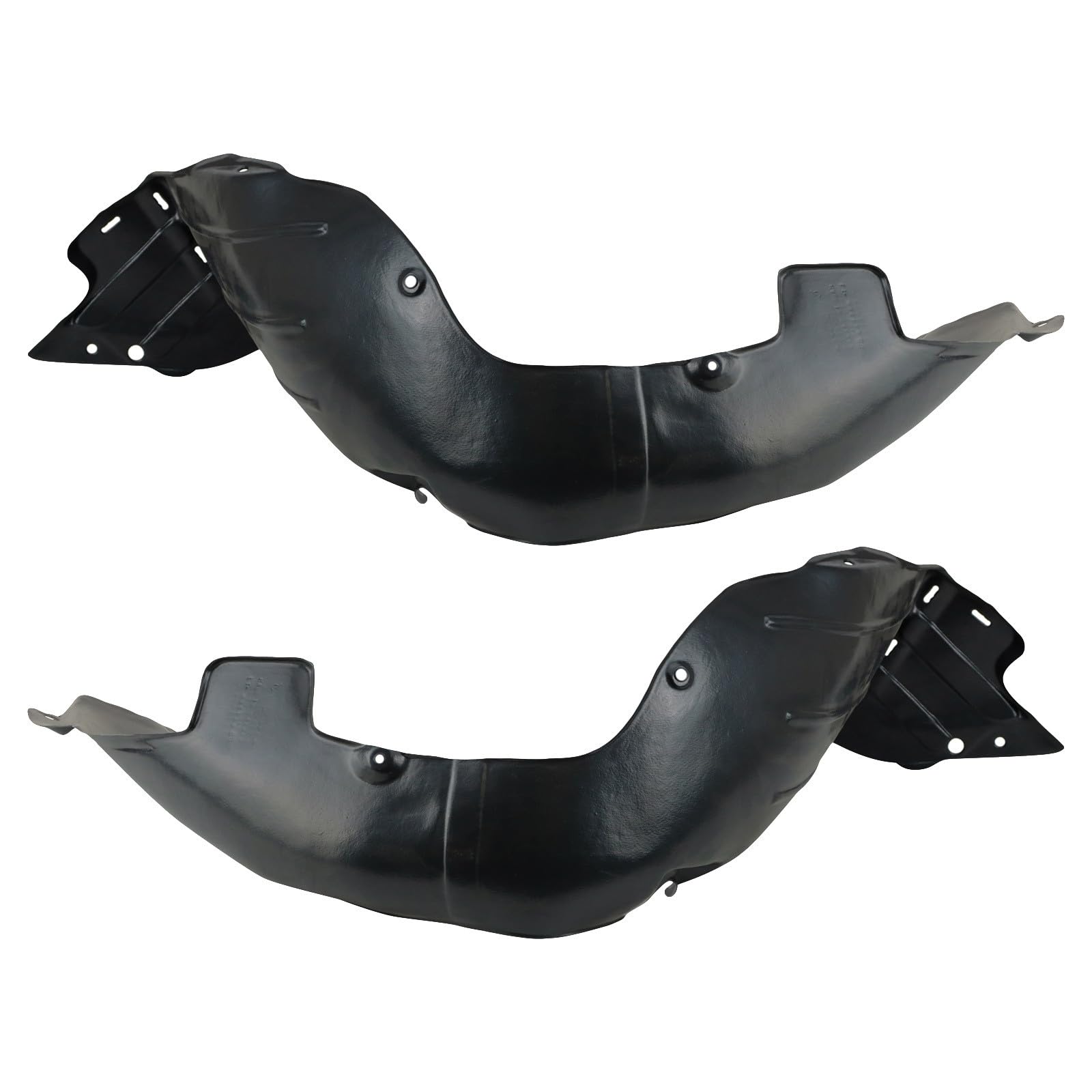 TRQ Front Driver and Passenger Side Inner Fender Liner Set | For 2011-2013 Hyundai Elantra