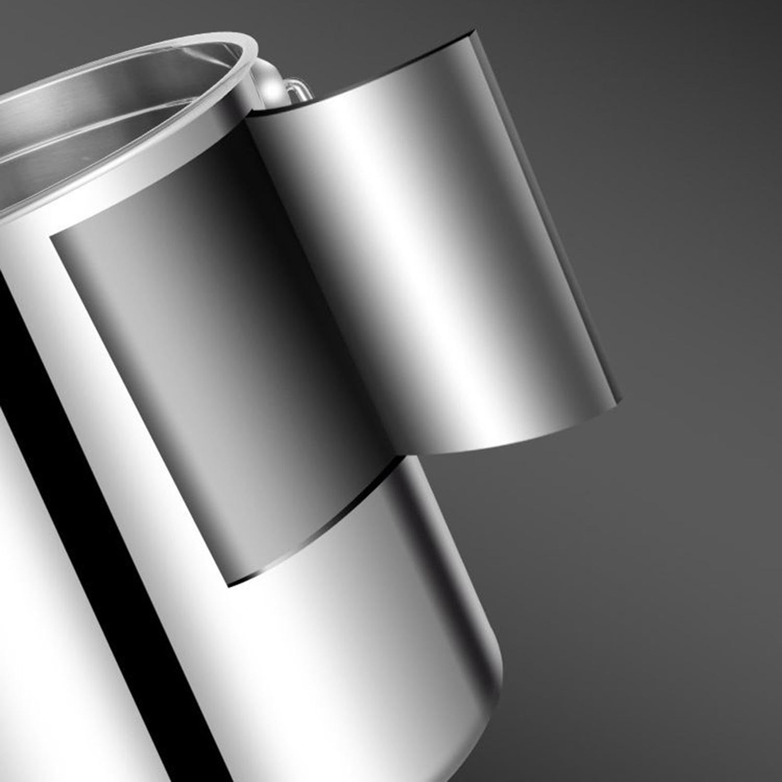 Küchen-Aufbewahrungseimer – Edelstahlbehälter mit Deckel für Mehl, trocken | Robuster Metall-Eimer, Wassereimer, großer Edelstahleimer mit Deckel, speichert Mehl, Reis, Müsli, Suppe, Brei, Wasser, A