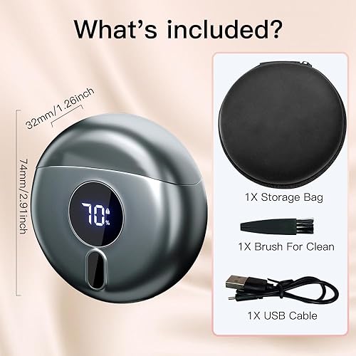 Miniatura 3 de Maquinillas de afeitar eléctricas para mujeres, depilación facial para mujeres, dispositivo portátil de depilación, recortadora de bikini sin dolor