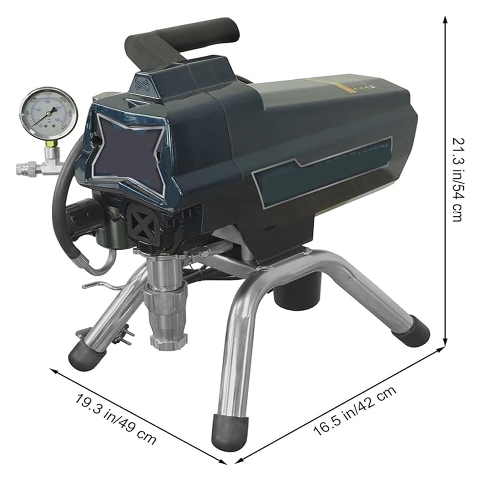 Set di Pistole a spruzzo, Carrello spruzzatore di Vernice airless spruzzatore Verticale in Metallo for la verniciatura della casa Fai da Te Garage per verniciatura Auto, Primer