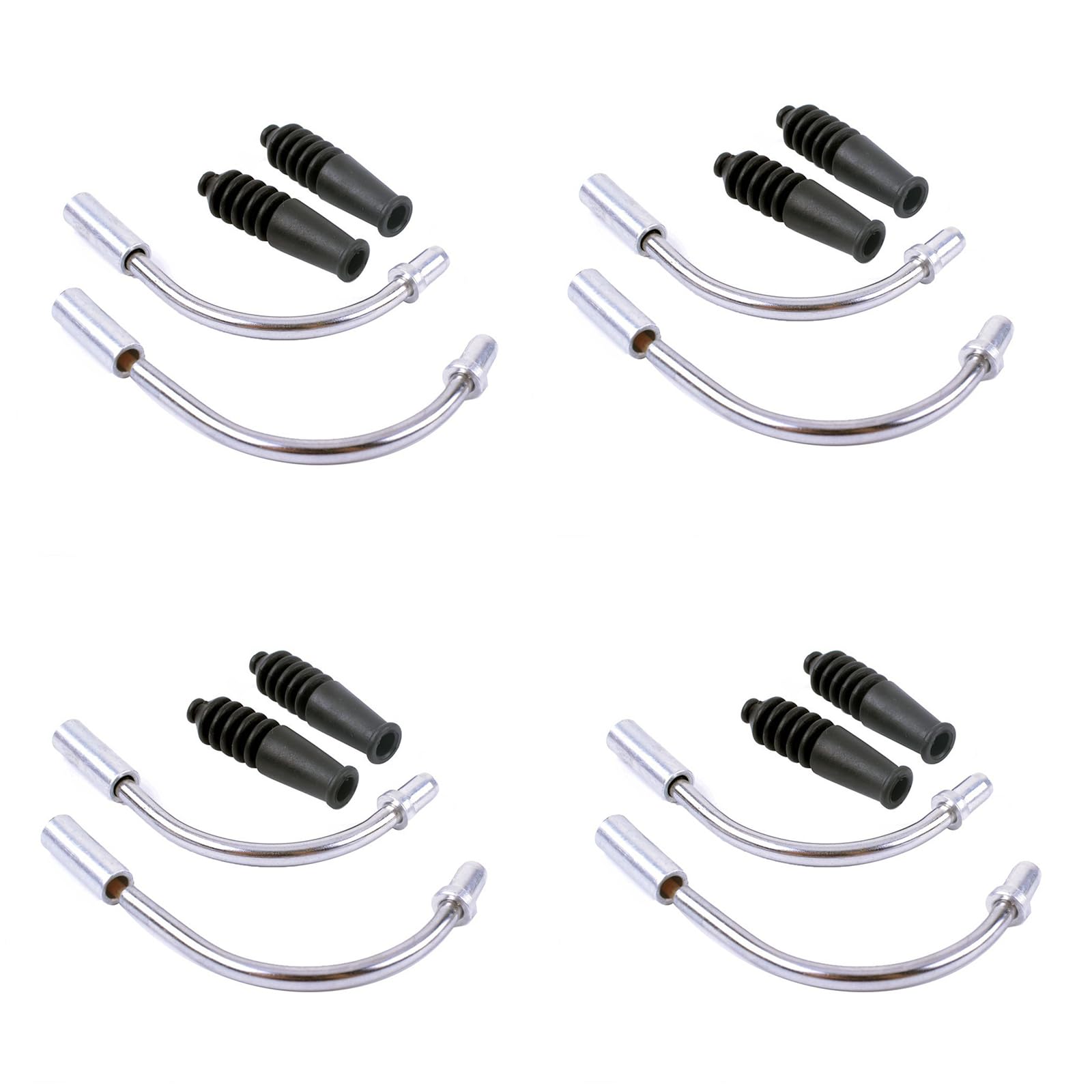 Miiepls 33 Pezzi Adattatore Valvola Bici Pompa Bicicletta Con Tubo Di - Foto 7