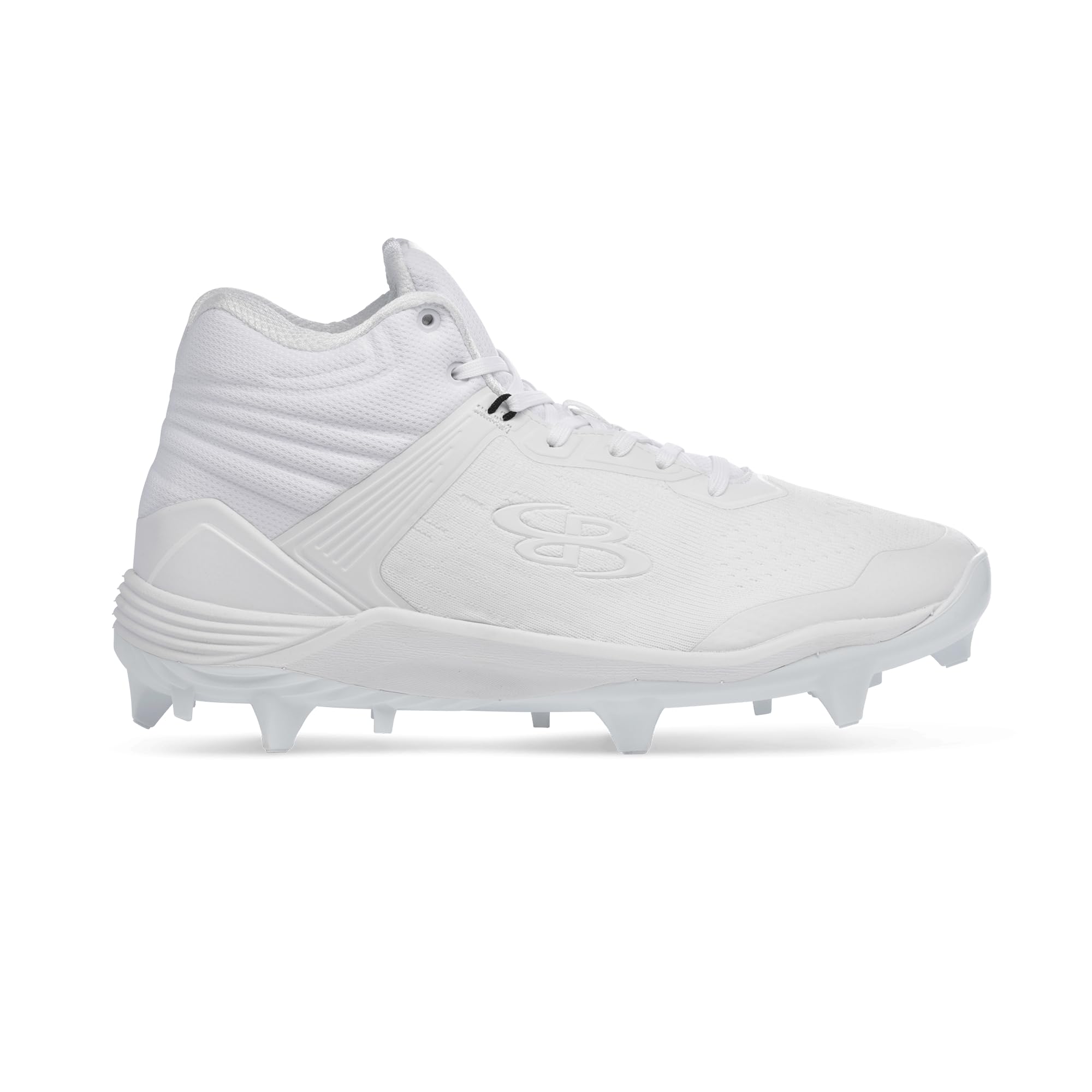 Boombah Viper Pureknit Women's Molded Cleat Mid White Out White/White - Size 8