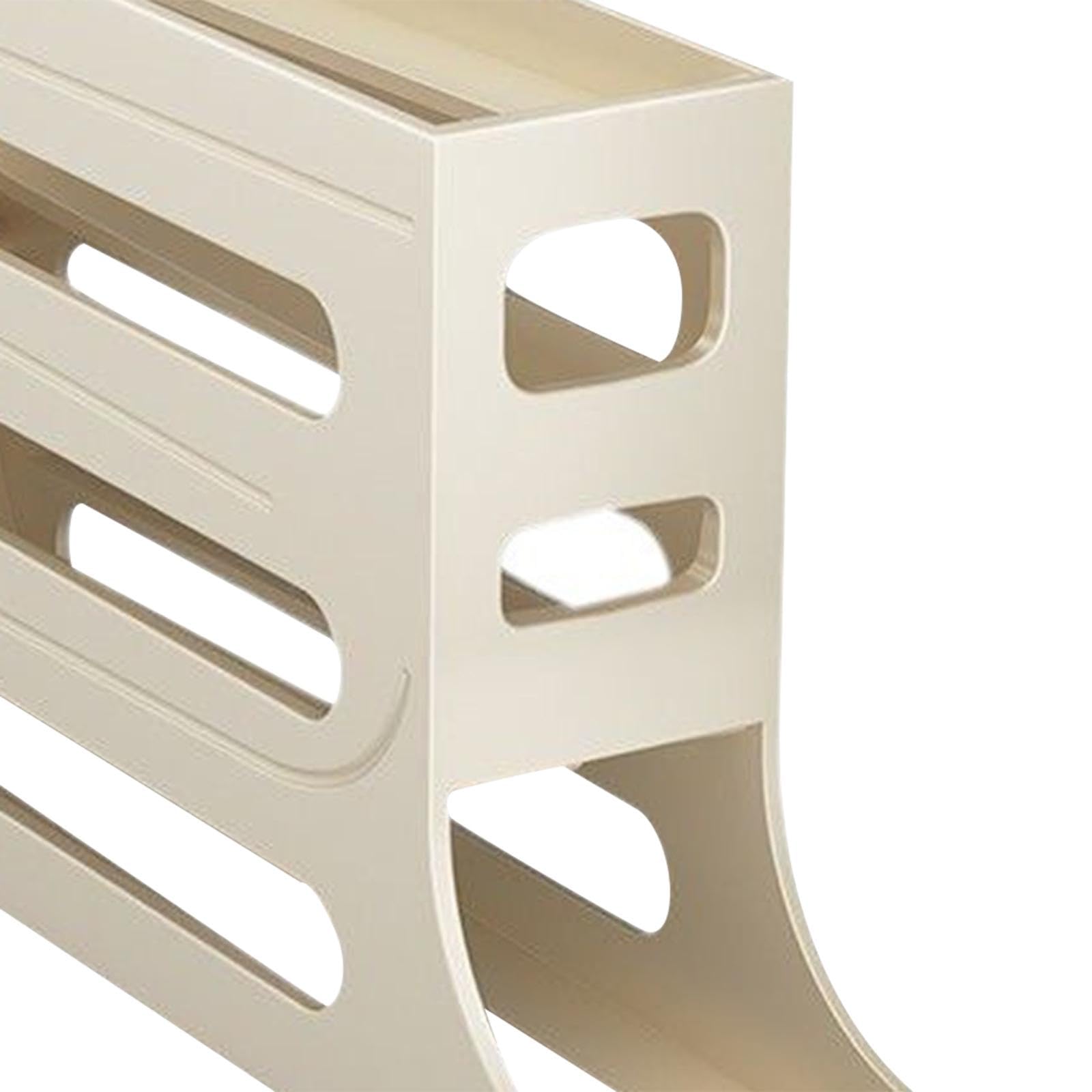 Portauova A Rotazione Automatica, Dispenser Uova Per Frigo, Organizzatore Uova Da Frigo, Porta Uova A 2 Livelli Design A Rotazione Automatica La Struttura A 2 Livelli Può Contiene Fino A 28 Uova
