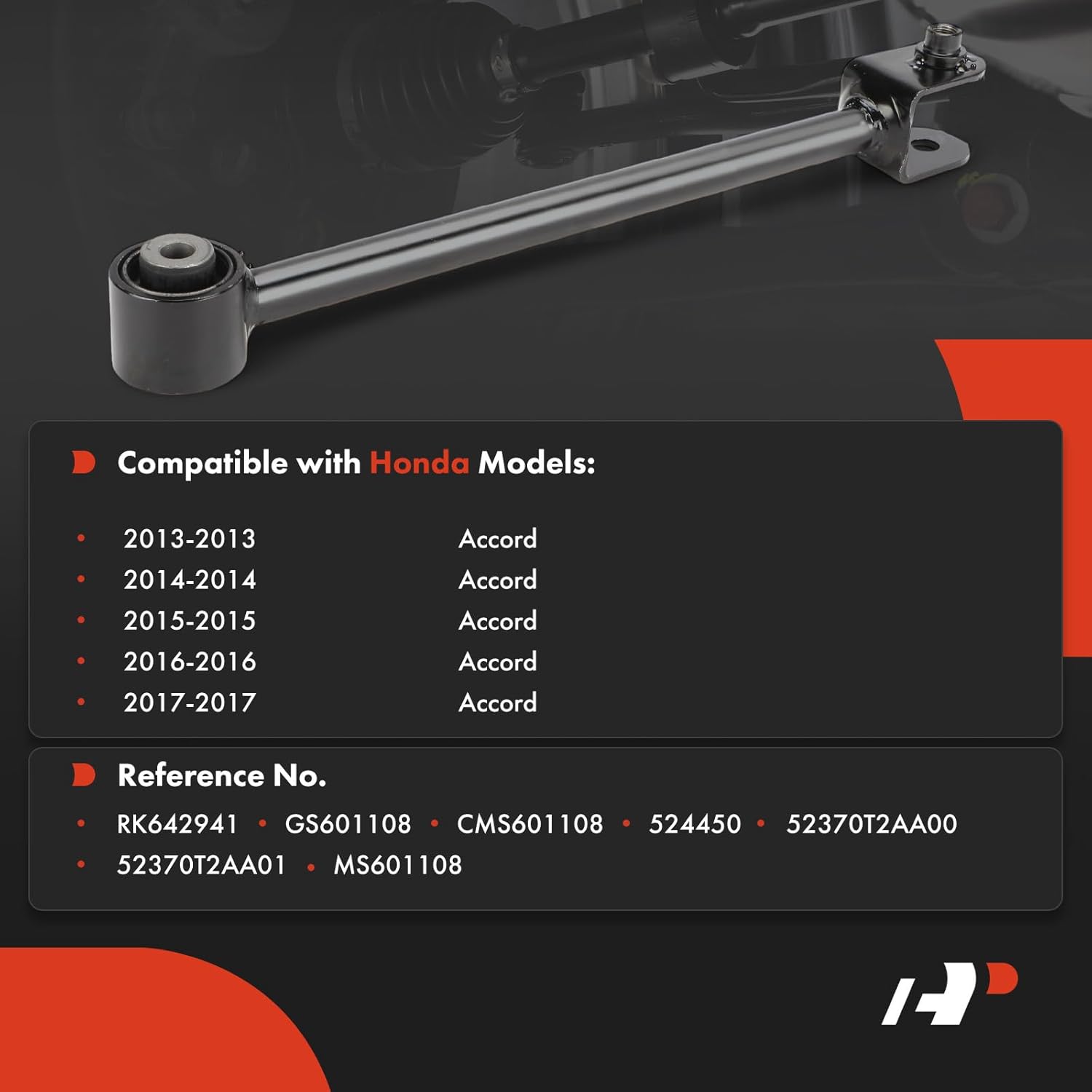 a-premium rear suspension trailing arm with bushing,
