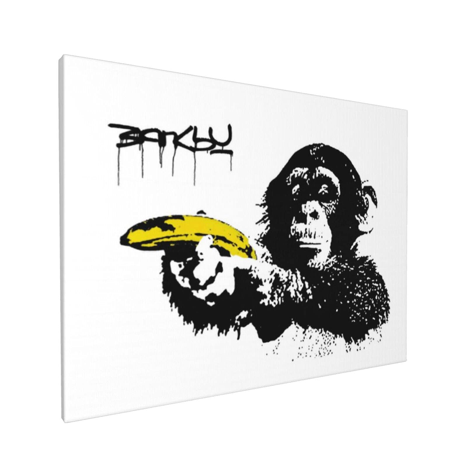 バンクシー　アートパネル　ガラス絵　絵画　絵　壁掛け　ポスター　チンパンジー Amazon.co.jp: バンクシー アートパネル 水晶絵 インテリア