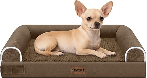 Miniatura 121 de Cama grande para perros ortopédica lavable: camas con almohada XL para perros grandes, sofá de espuma viscoelástica, impermeable, funda extraíble