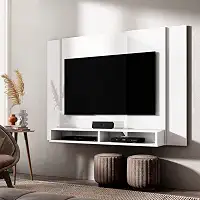 VIA NOSSA - Painel Tokyo Para Tv Até 43 Polegadas Com 02 Nichos Cor:branco