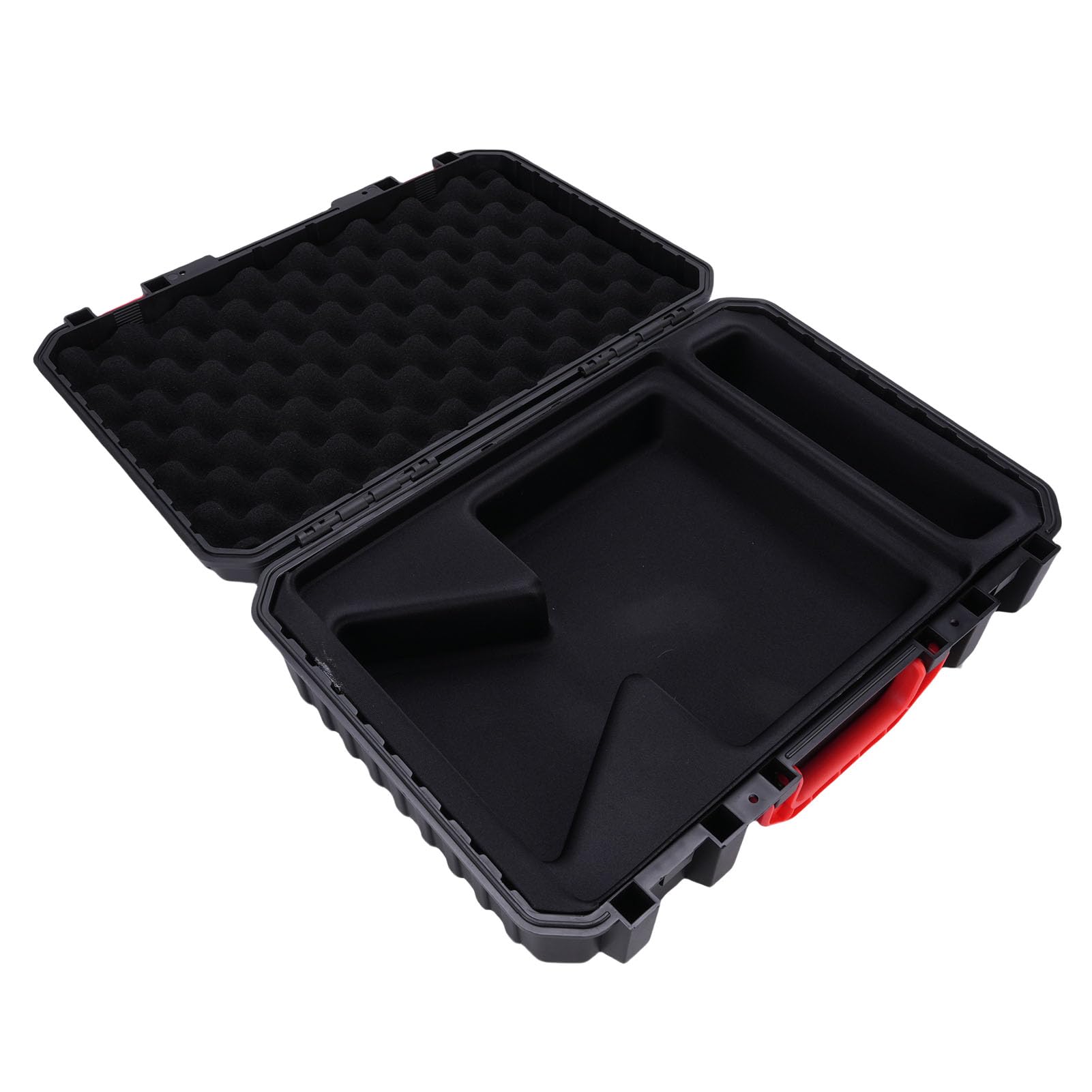Estuche Protector Rígido para Transporte de Satélites con Espuma EVA y Diseño Impermeable para Uso en Exteriores 15.8"x13.4"x3.95"