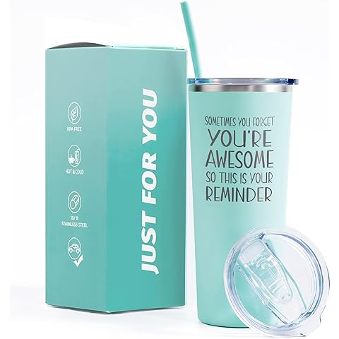 Inspirational Gifts for Her, Birthday & Friendship Gifts - 22Oz Insulated Coffee Tu...