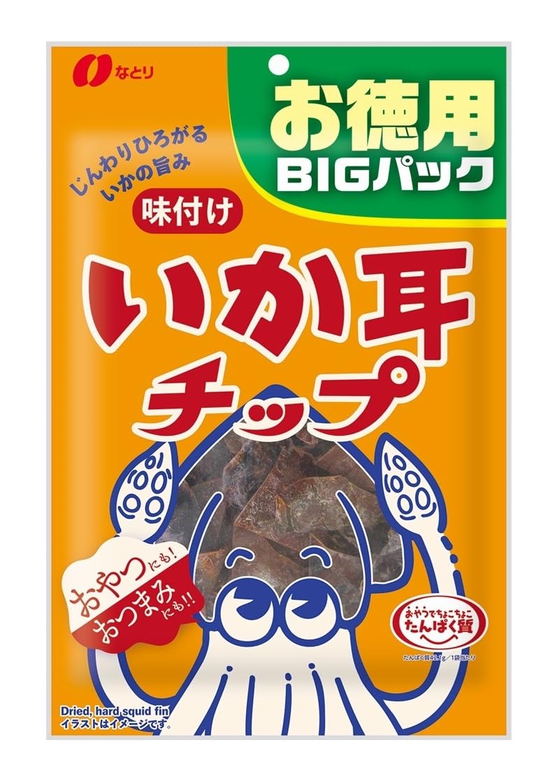 なとり 味付けいか耳チップお徳用 65g
