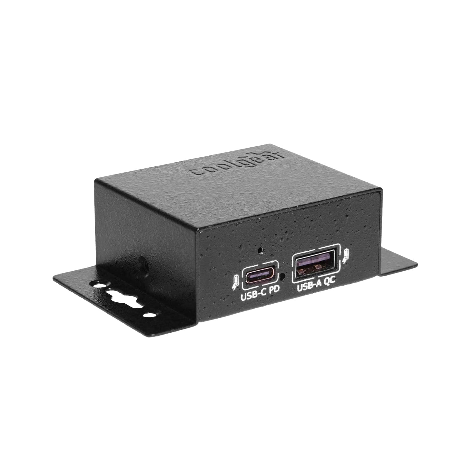 Coolgear Chargeit! Mini 75W Dual Port USB-A & USB-C PD Ladegerät w/PPS & QC4.0 Support, CG-PD60PPS, schwarz