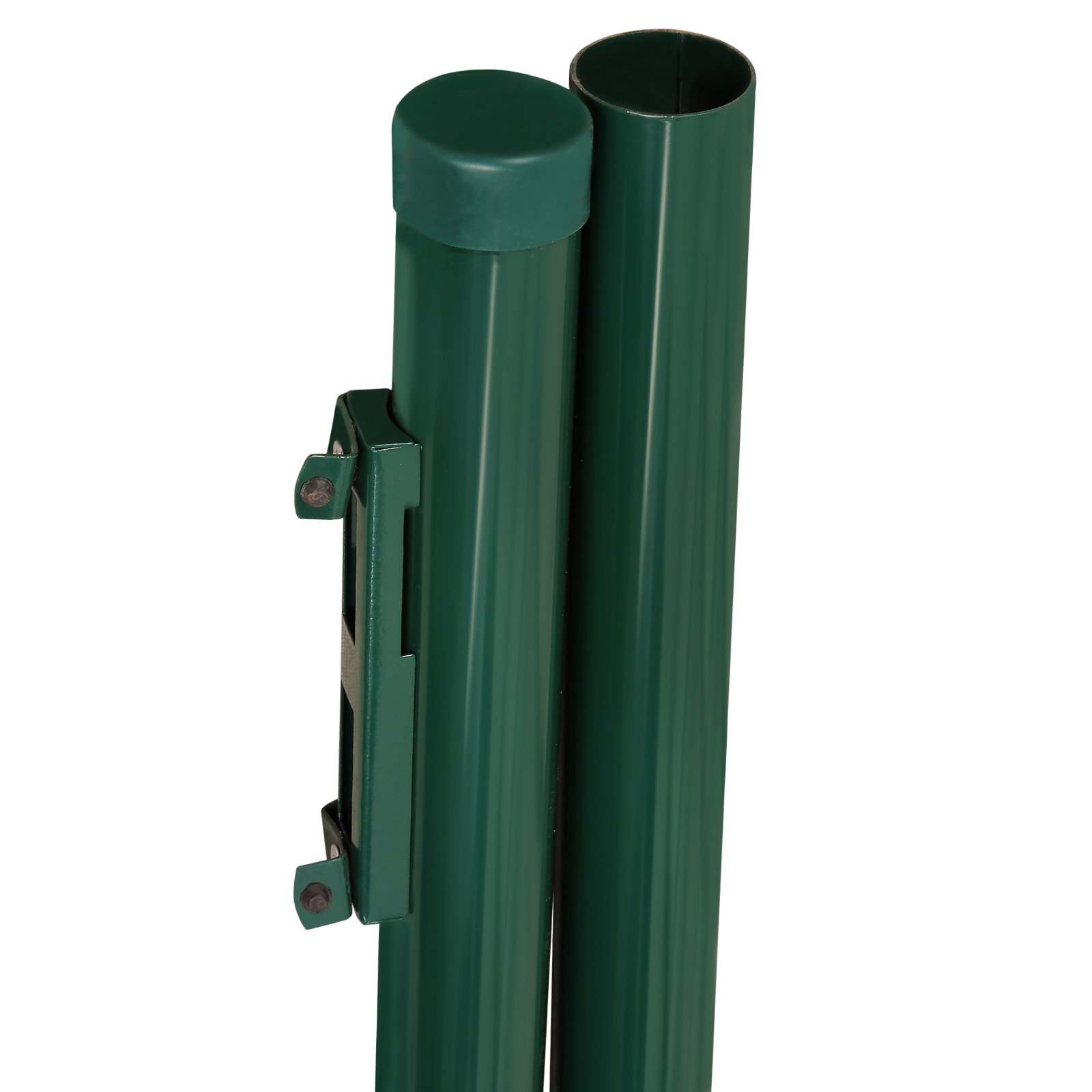 SONGMICS Cancello da Giardino, Cancelletto da Giardino, Acciaio Zincato con Serratura, Porta di 87 x 90 cm, Cancello per Recinzione, 106 x 90 cm (L x H), Verde GGD150G
