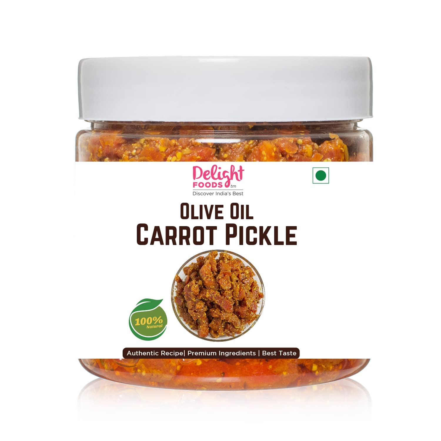 Gajar ka Achaar au dîner : les carottes indiennes à l'huile d'olive 300g