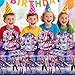 Demon Hunters Birthday Decorations, 20 Plates, 20 Napkins and 1 Tablecover for Boys Girls Kpop Party Supplies