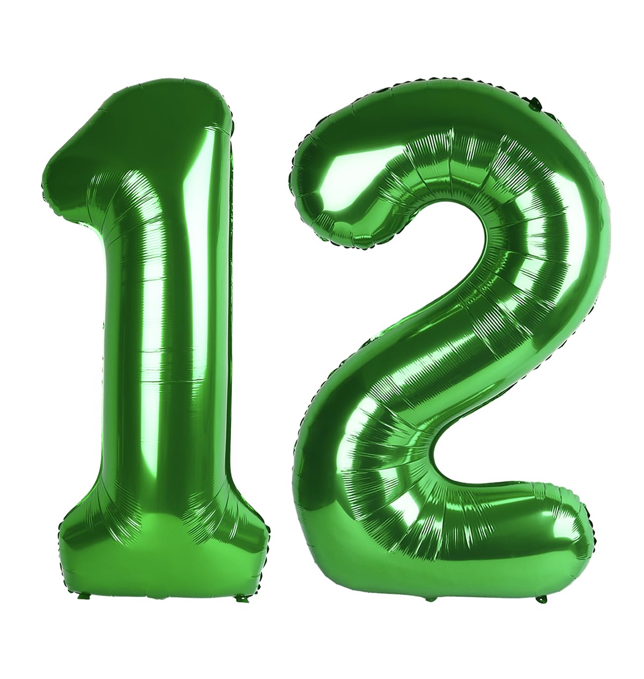 Green Number 12 Balloon 40 Inch, 12th Birthday Party Decorations Men Women