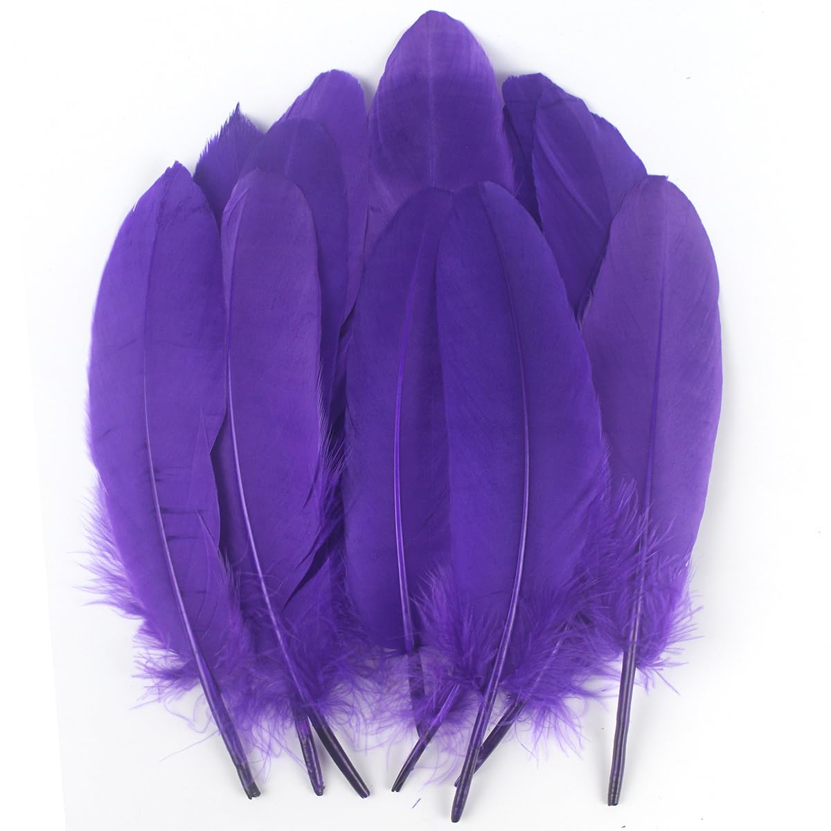 15-20cm 50 PCS Purple Feathers Natural Goose Feathers for DIY Wedding Decorations Angel Wings & Fairy Crafts