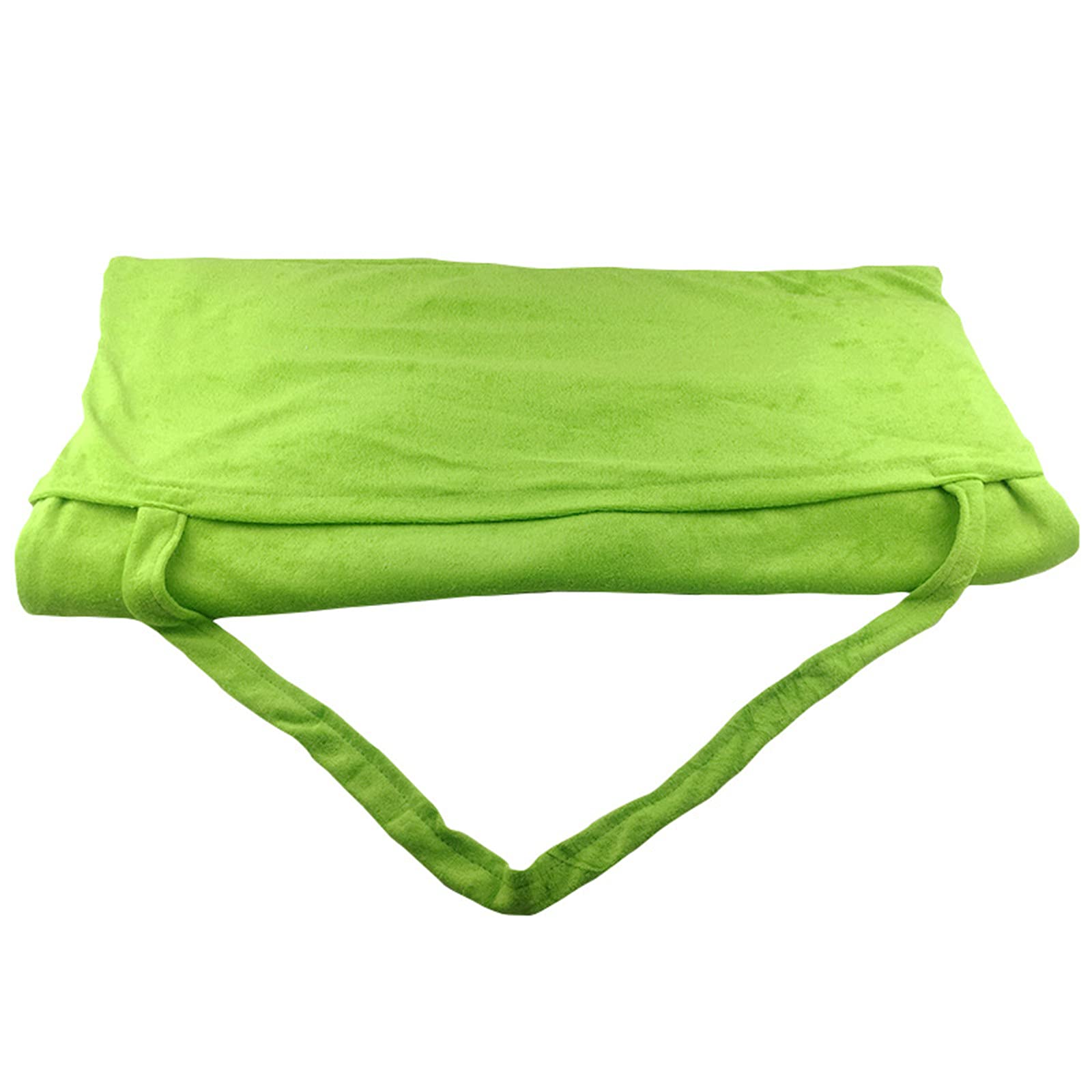 Keephen Grass Green Beach Towel Chair Cover Lounger Mate Beach Towel For Holiday Garden Lounge Foldable With Side Pockets