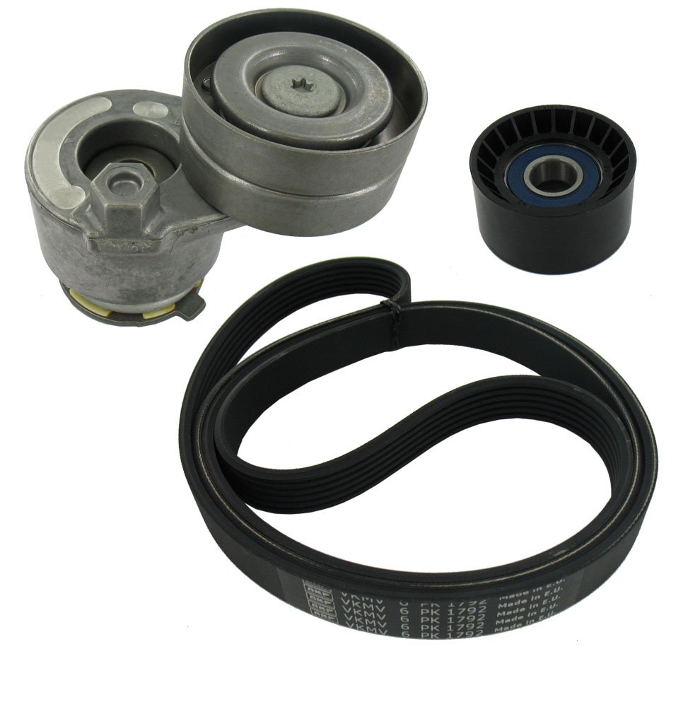 SKF VKMC 06127 Kit de distribution avec pompe à eau & VKMA 36038 Kit de courroie multi-V