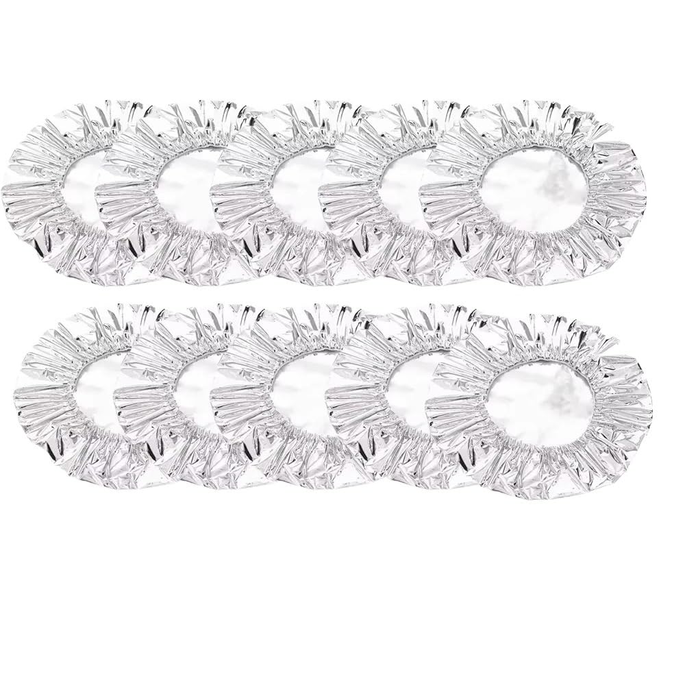 Reusable Aluminum Foil Insulation Covers - 100pcs Heat Retaining Kitchen Food Covers for Bowls and Dishes