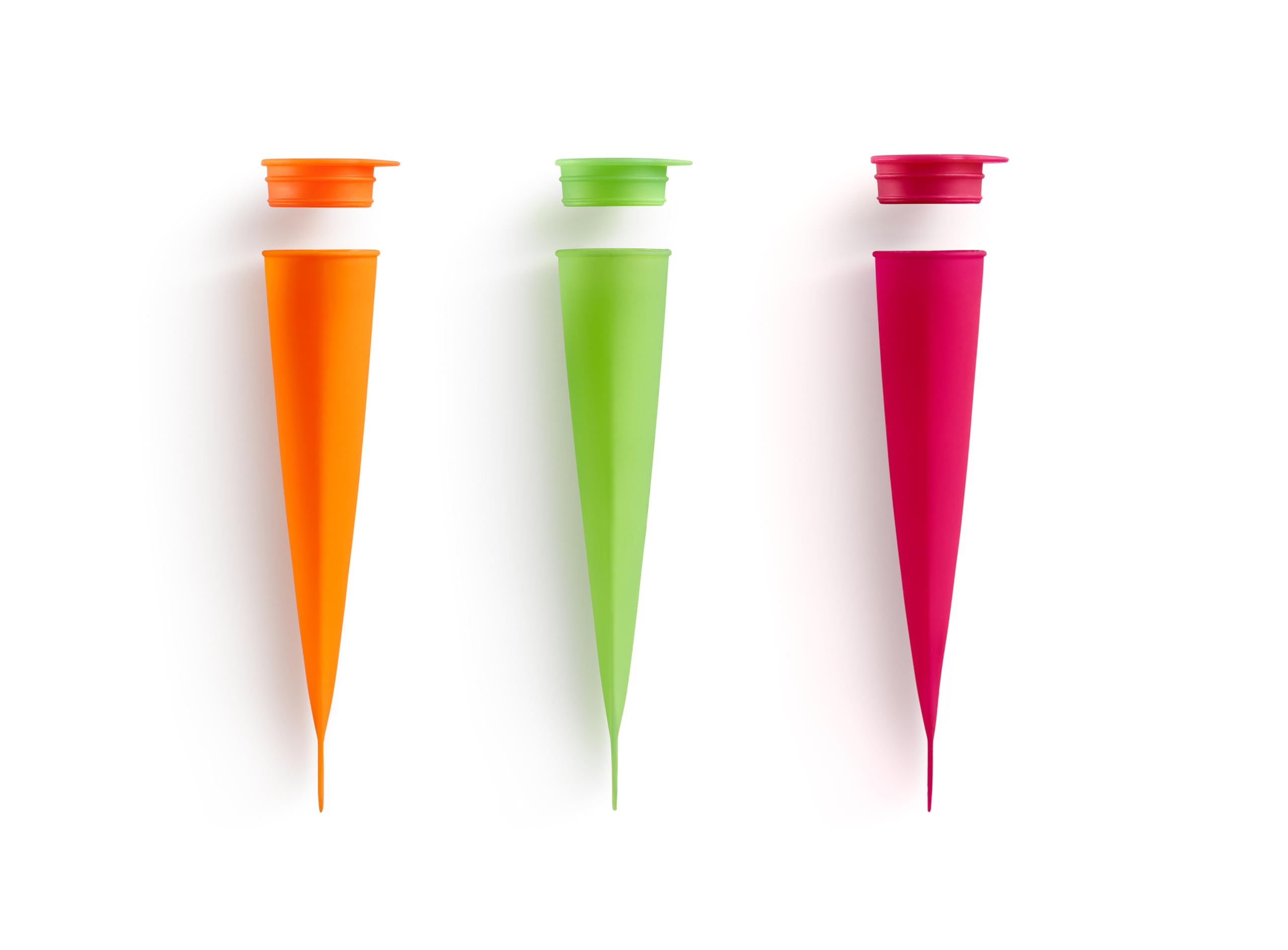 Lékué Multicoloured Ice Pop Molds, Multi-Colour, Set Of 3