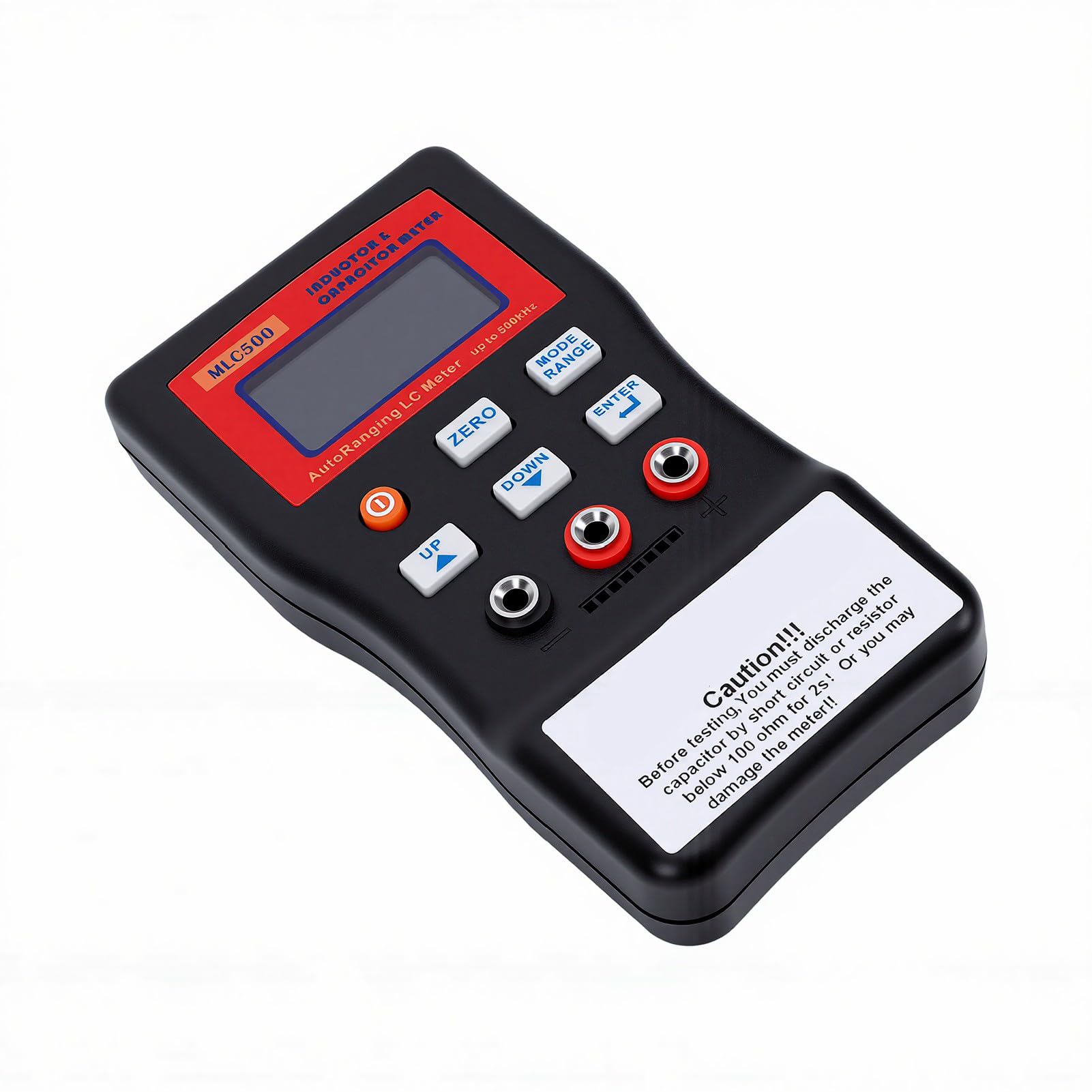 Cyfrowy Tester Kondensatorów, 1 PF do 100 MF 1 UH do 100 H Miernik Indukcyjności Pojemnościowej z Automatycznym Zakresem, Wyświetlaczem LCD 128x64 i Oprogramowaniem Komputerowym,