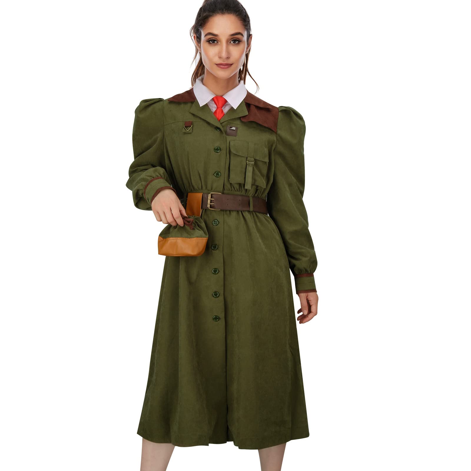 Todollcos Women Matilda Musical Miss Trunchbull Costume Outfit Adult Agatha Trunchbull Overcoat Shirt Halloween Cosplay Suits