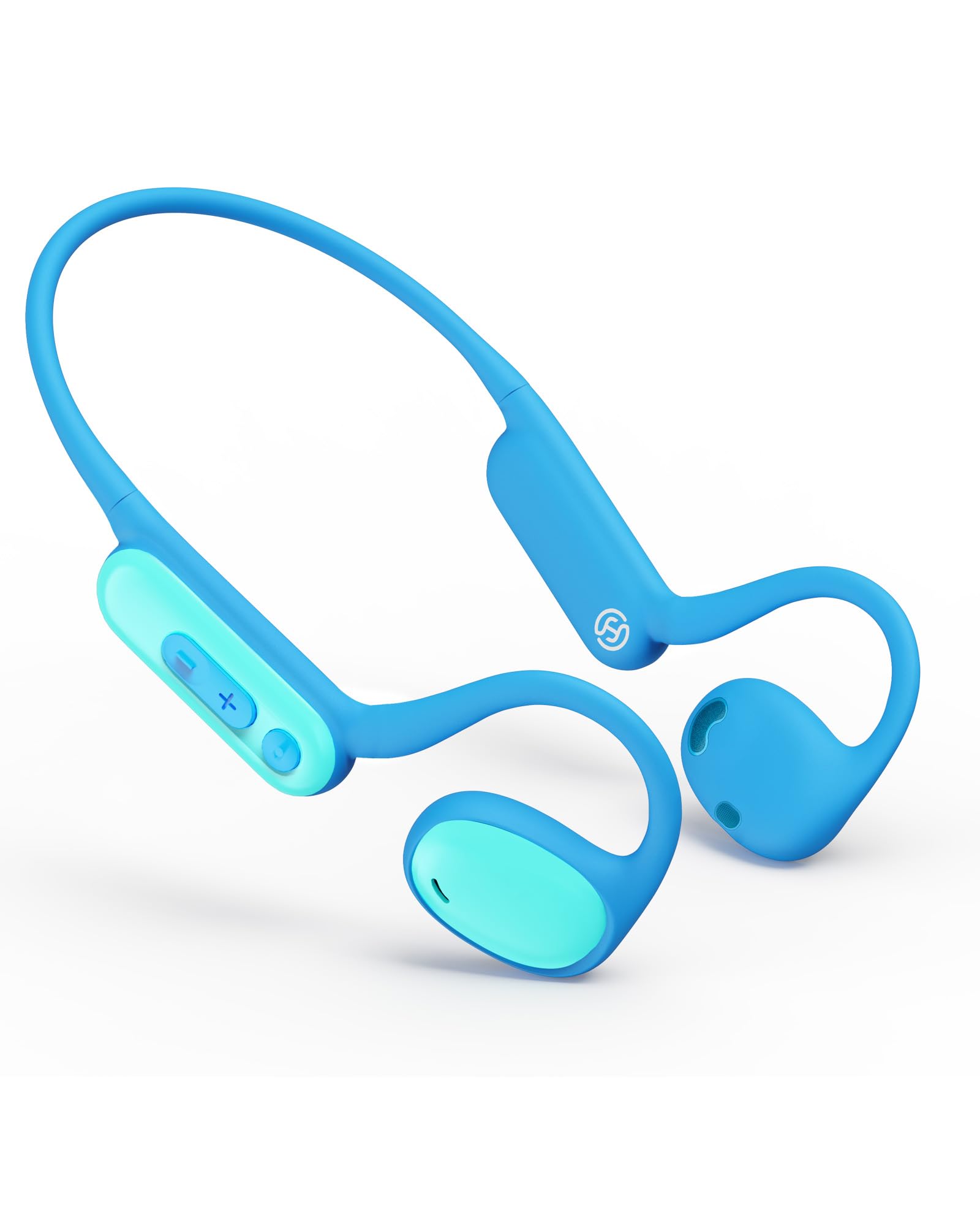 Hinersound Open Ear Wireless Air Conduction Kids Headphones,70/85/94dB Volume Control Ultra-Light Sport Kids Earphones for Children Travel/Running/Cycling