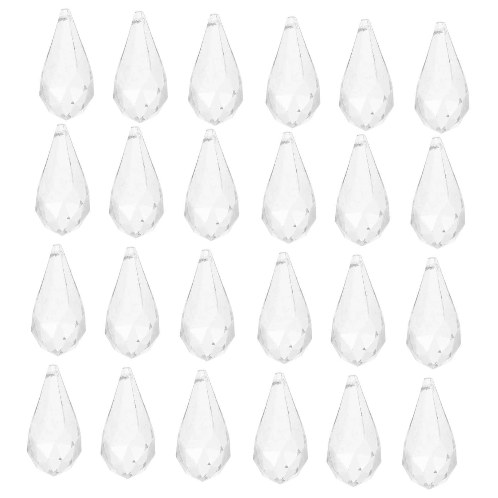 Pendentifs acrylique transparent pour illuminer vos tables de mariage et fêtes