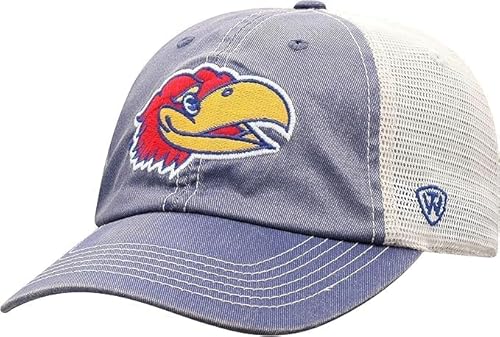 Collegiate Vintage Design Adjustable Hats (US, Alpha, One Size, Kansas)