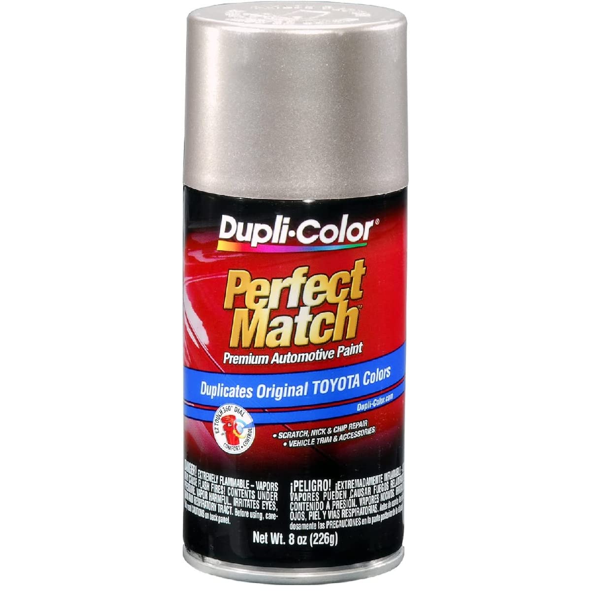 Dupli-Color EBTY16007-6PK Perfect Match Automotive Spray Paint – Toyota Graphite Gray Pearl, 1C6 – 8 oz. Aerosol Can, 6-Pack