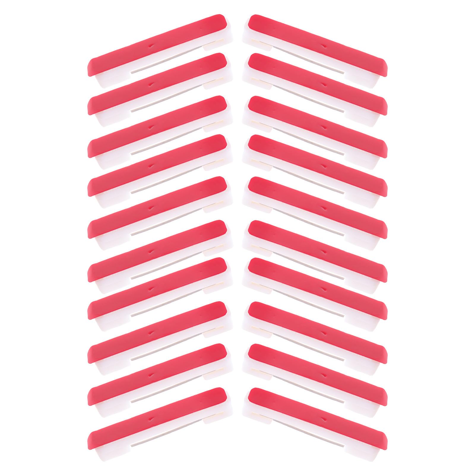Broches adhesivos de plástico Alasum para etiquetas de identificación y manualidades, pack 100