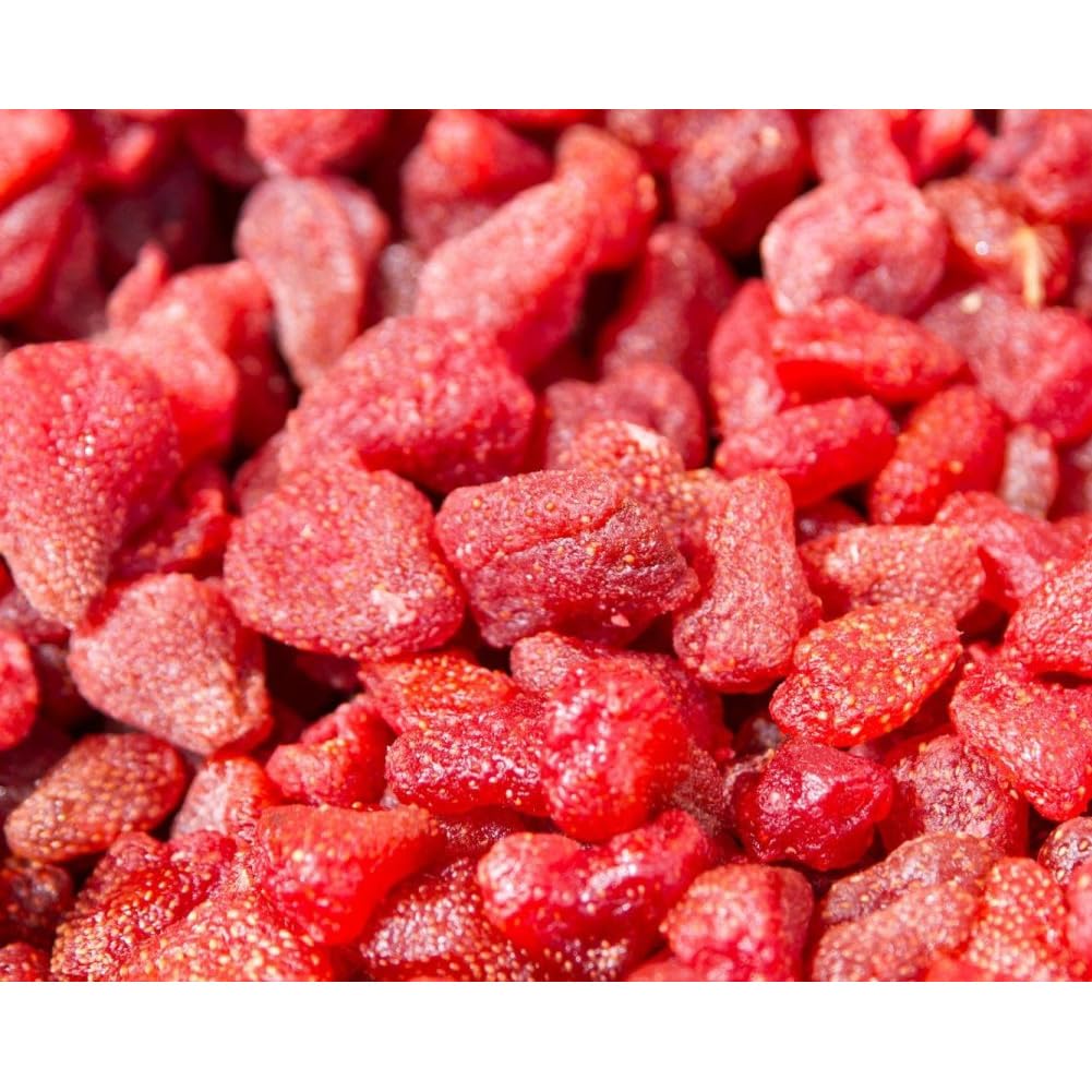 NUTVEDA Dried Strawberry Fruit 150g - Healhy Dry Fruit | High in Antioxidants, Vitamin C, Potassium | Healthy Snacks for Breakfast Morning Cereals, Oat Meals & Salad Garnishing - Image 7 thumbnail