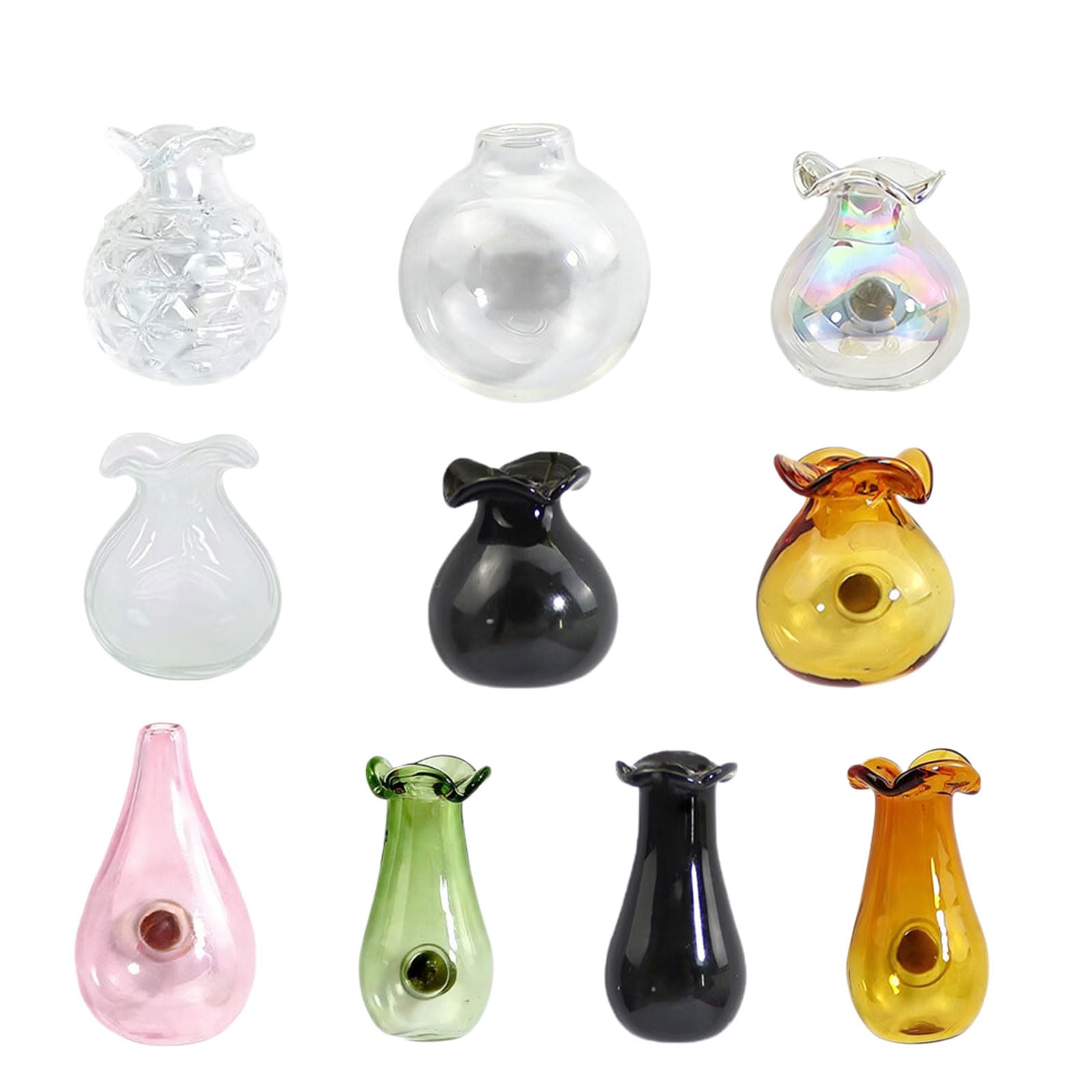 Oxxggkao Refrigerator Small Plant Pots Miniature Hydroponic Vase Fridge Magnets for Offices Whiteboards Kitchens Door Decoration Miniature Hydroponic Vase Fridge Magnets