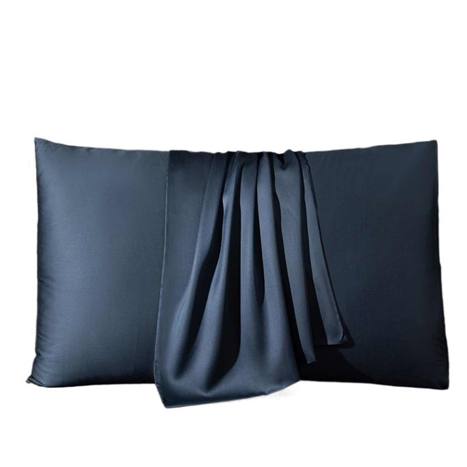 1 par de Fundas Almohada Seda Natural, Color sólido