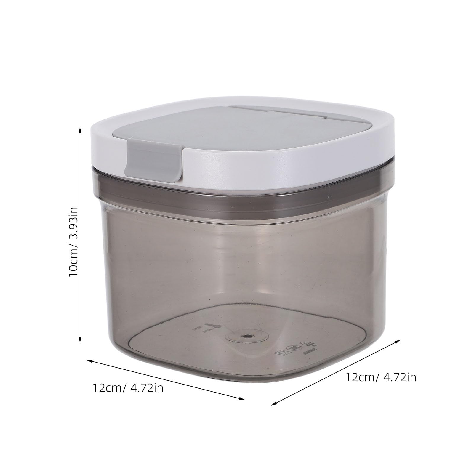 Barattolo ermetico da 800 ml/27 oz per latte in polvere | Contenitore riutilizzabile con coperchio per chicchi di caffè, zucchero e alimenti secchi, a prova di umidità, per la cucina,