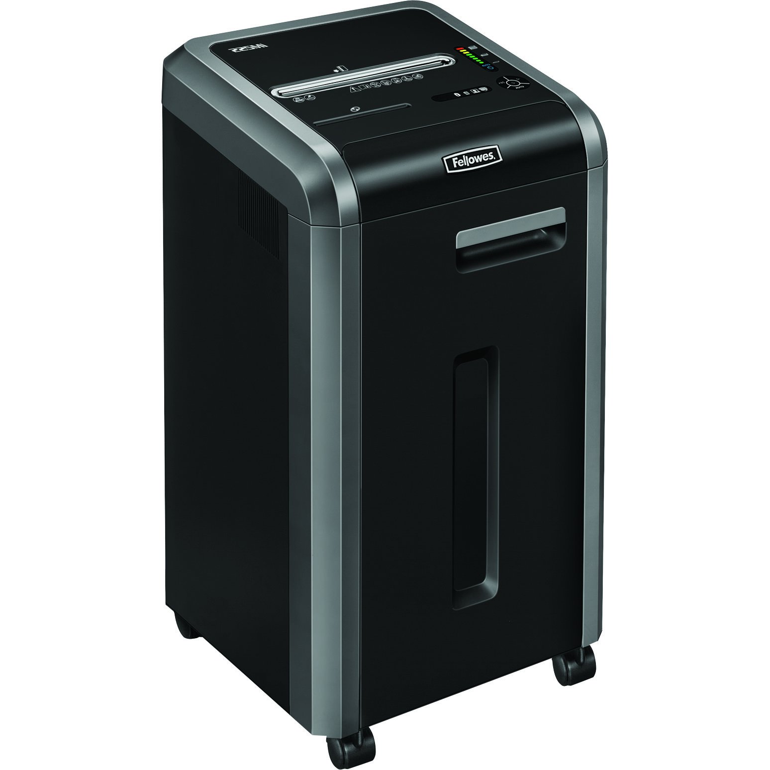 Fellowes 225Mi Destructora De Papel Microcorte Profesional, Corte De Alta Seguridad P-4 Para Oficina, Capacidad Hoja Alta Y Uso Intensivo Silencioso